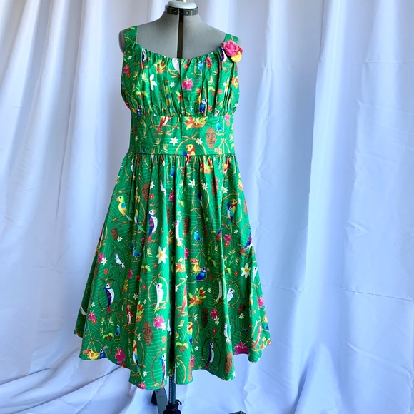 Disney Dresses & Skirts - RARE Enchanted Tiki Room Disney Dress